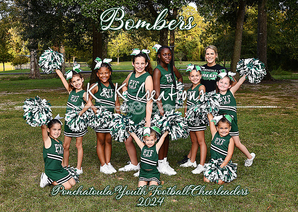 5X7 CHEER BOMBERS TEAM