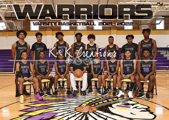 5X7 VARSITY BASKETBALL AMITE TEAM