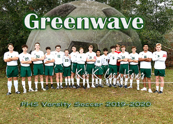 5x7 phs varsity soccer team
