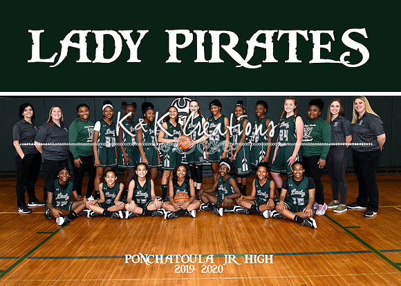 5x7 pjhs lady pirates - EXTRA TEAM - NOT IN PKG