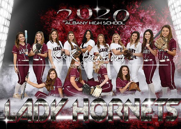 5X7 ALBANY HIGH SOFTBALL TEAM