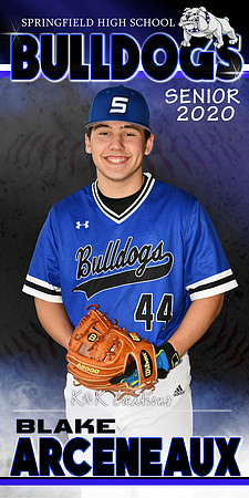 BLAKE ARCENEAUX BASEBALL BANNER SHS