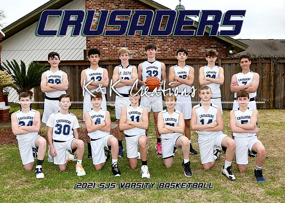 5x7 sjs boys varsity basketball team