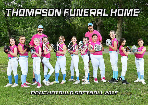 5X7 THOMPSON FUNERAL HOME 9-10G TEAM