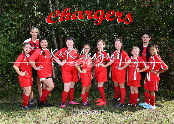 5x7 11-12u chargers team