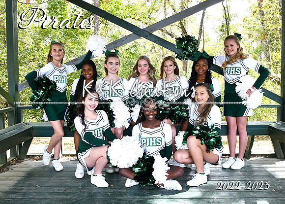 5x7 PJHS CHEERLEADERS TEAM