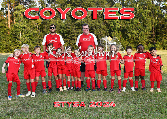 5X7 7-8U TEAM 1 COYOTES TEAM