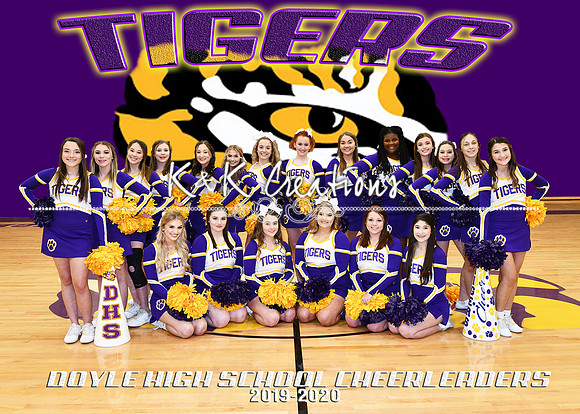 5X7 DOYLE CHEER TEAM
