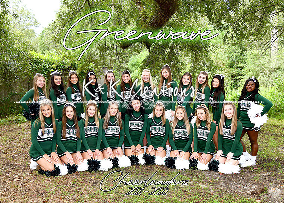 5x7 phs cheerleaders team