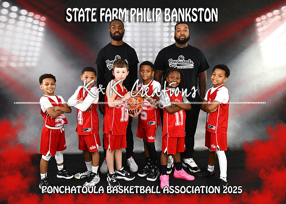 5X7 PHILIP BANKSTON TEAM