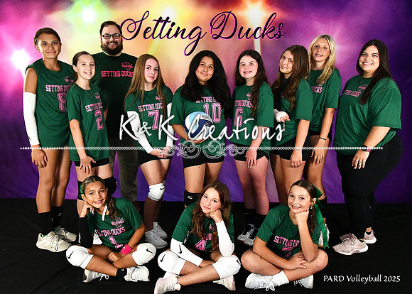 5X7 SETTING DUCKS 10-12 TEAM