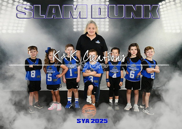 5X7 SLAM DUNK TEAM SYA
