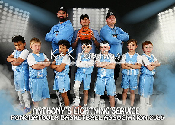 5X7 ANTHONYS LIGHTNING SERVICE TEAM