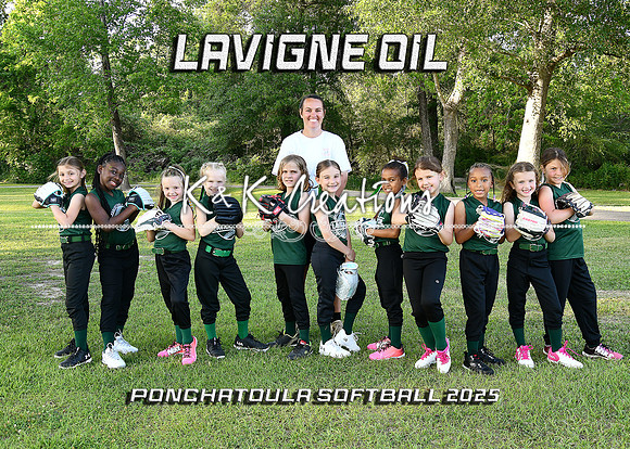 5X7 LAVIGNE OIL 7-8GIRLS TEAM