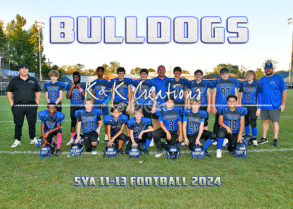 5x7 11-13 sya football team