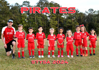 5X7 PIRATES TEAM FAIRCHILD