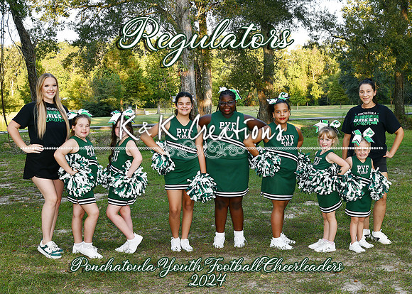 5X7 PYF REGULATORS CHEER TEAM