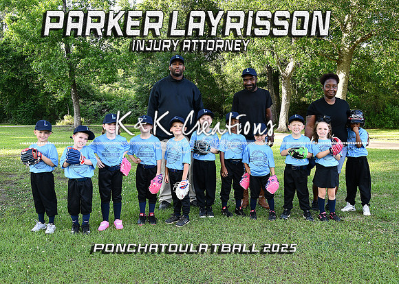 5X7 PARKER LAYRISSON TBALL TEAM