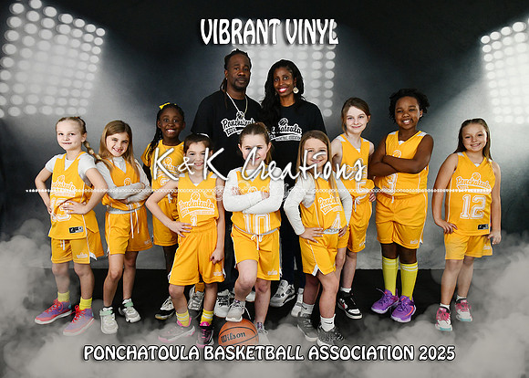 5X7 VIBRANT VINYL TEAM 7-8 GIRLS