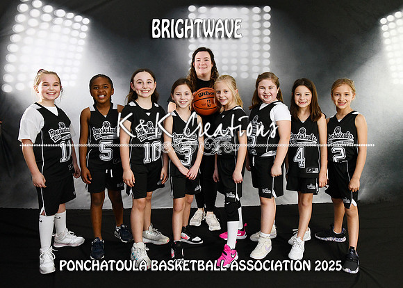5X7 7-8 GIRLS BRIGHTWAVE TEAM