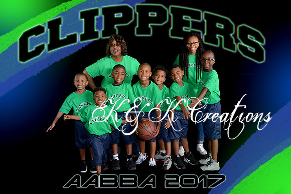 8X12 CLIPPERS TEAM AABBA