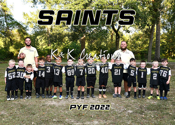 5X7 SAINTS TEAM