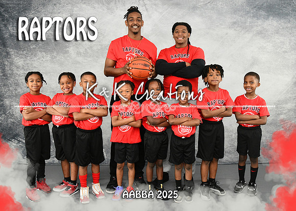 5X7 RAPTORS TEAM
