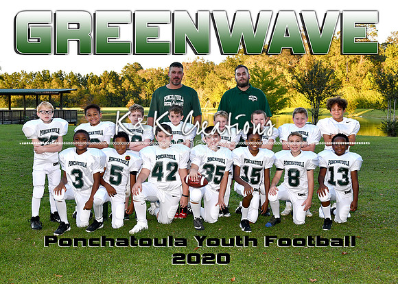 5x7 PYF Little Conference Football 2020 Team
