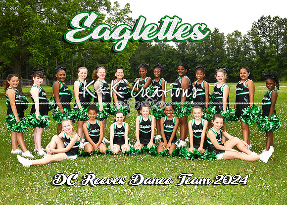 5x7 eaglettes team