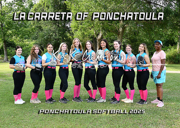 5X7 LA CARRETA OF PONCHATOULA TEAM