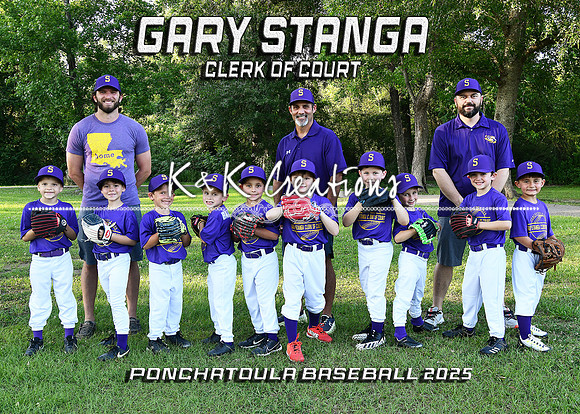 5X7 6CP GARY STANGA TEAM