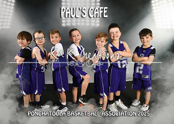 5X7 PAULS CAFE TEAM