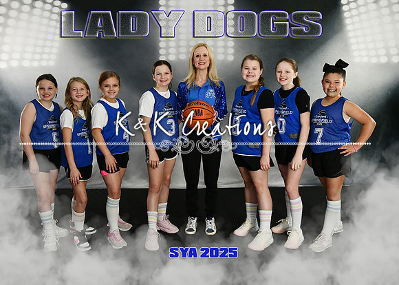 5X7 LADY DOGS SYA TEAM
