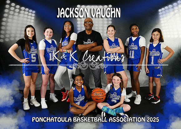 5X7 JACKSON VAUGHN 9-11 GIRLS TEAM