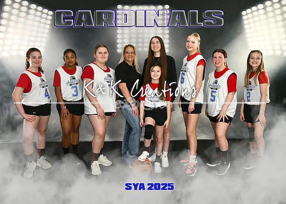 5X7 CARDINALS SYA TEAM