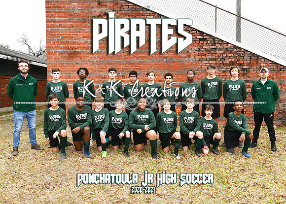 5X7 PJHS BOYS SOCCER TEAM