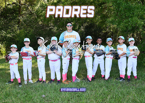 5x7 padres team