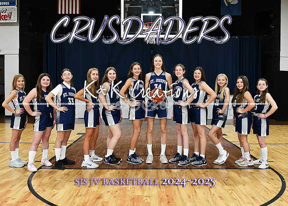 5X7 SJS GIRLS BASKETBALL TEAM
