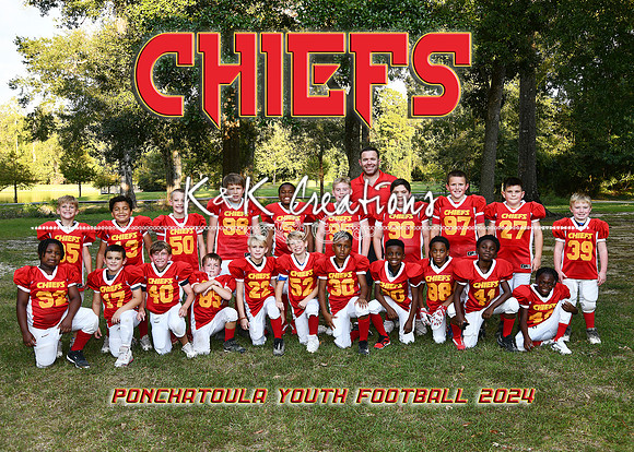 5X7 CHIEFS TEAM