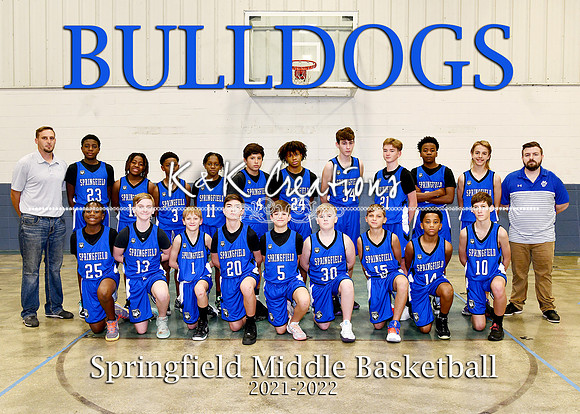 5x7 boys basketball team SMS